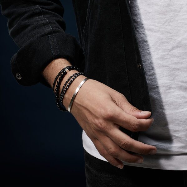 Bracelet Paracorde 2mm - Argent 925