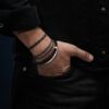 Bracelet Paracorde 2mm - Argent 925