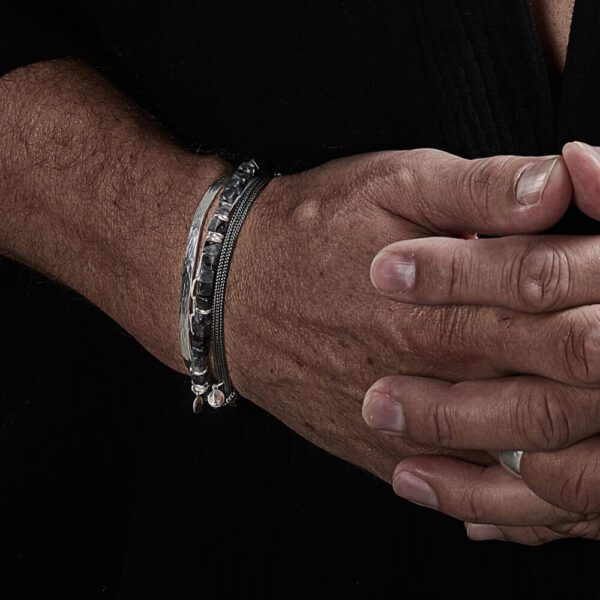 Bracelet Paracorde 2mm - Argent 925