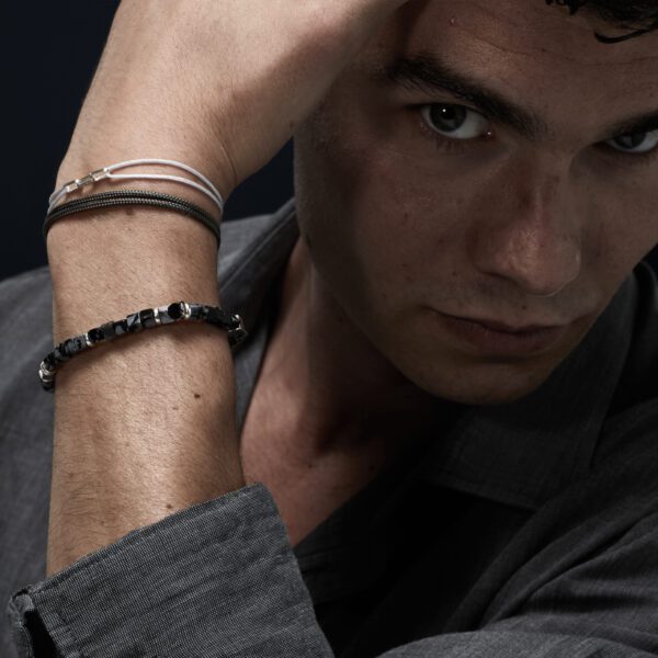 Bracelet Paracorde 2mm - Argent 925
