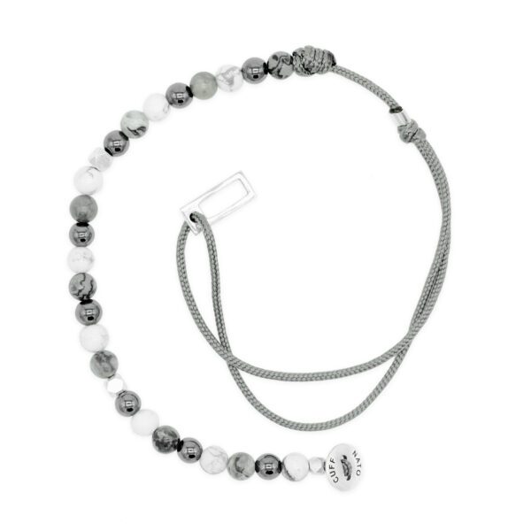 Bracelets Wrap Toggle - Paracorde Pierres Naturelles et Argent 925