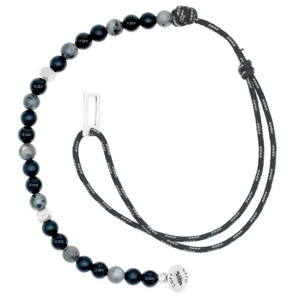 Bracelets Wrap Toggle - Paracorde Pierres Naturelles et Argent 925