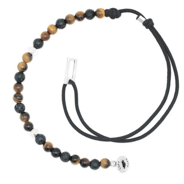 Bracelets Wrap Toggle - Paracorde Pierres Naturelles et Argent 925