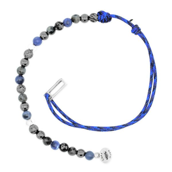 Bracelets Wrap Toggle - Paracorde Pierres Naturelles et Argent 925