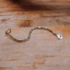 Bracelet Square Dot Paracorde - Argent 925