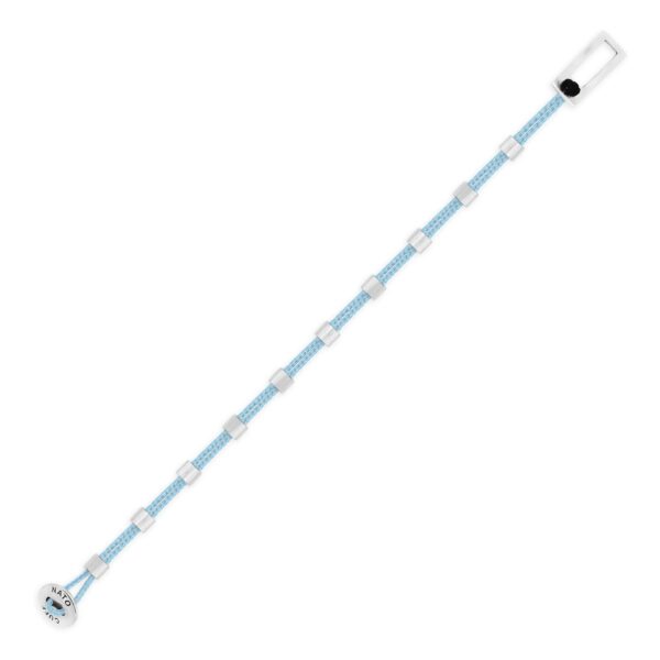 Bracelet Square Dot Paracorde - Argent 925