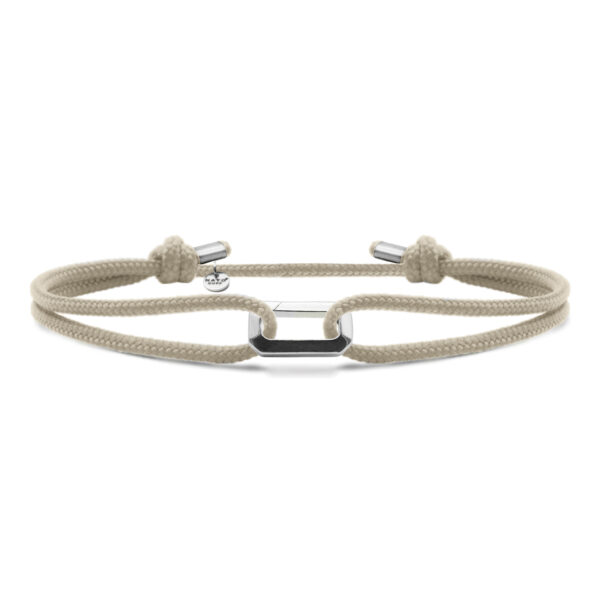Bracelet Loop Paracorde 2mm - Argent 925