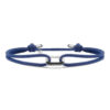 Bracelet Loop Paracorde 2mm - Argent 925