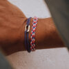 Bracelet Loop Paracorde 2mm - Argent 925