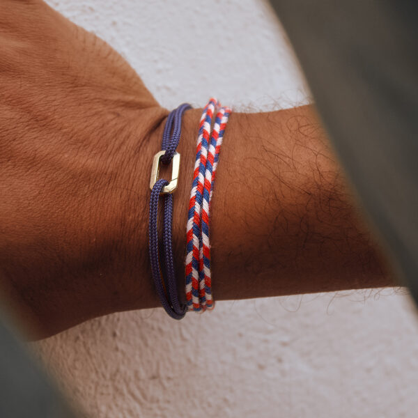 Bracelet Loop Paracorde 2mm - Argent 925