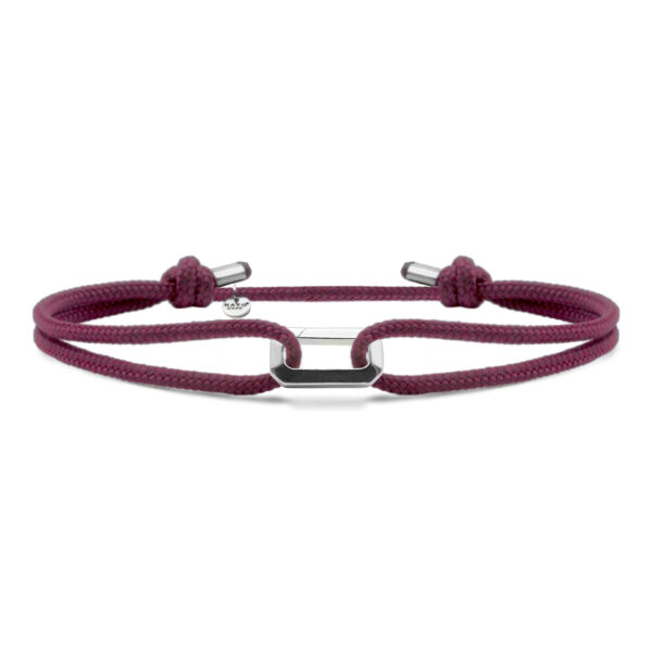 Bracelet Loop Paracorde 2mm - Argent 925