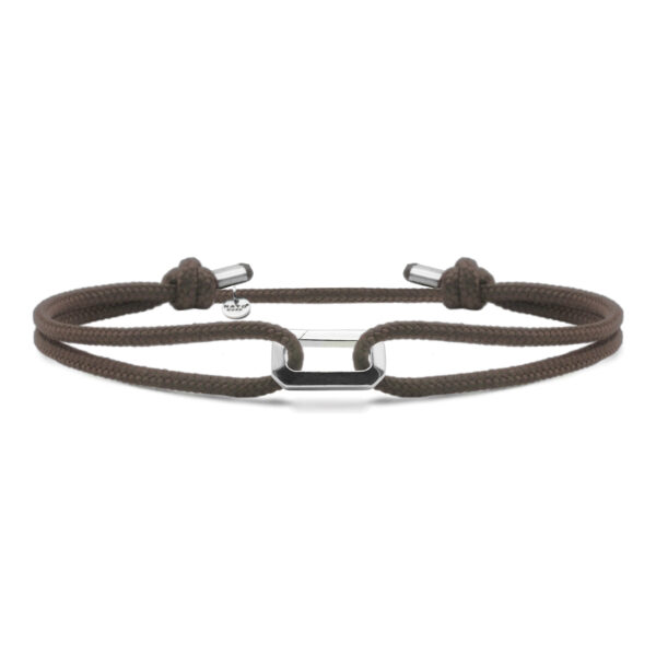 Bracelet Loop Paracorde 2mm - Argent 925