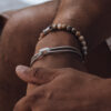 Bracelet Loop Paracorde 2mm - Argent 925