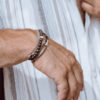 Bracelet Loop Paracorde 2mm - Argent 925