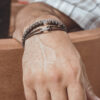Bracelet Loop Paracorde 2mm - Argent 925