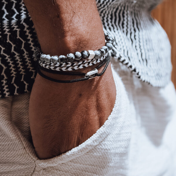 Bracelet Loop Paracorde 2mm - Argent 925